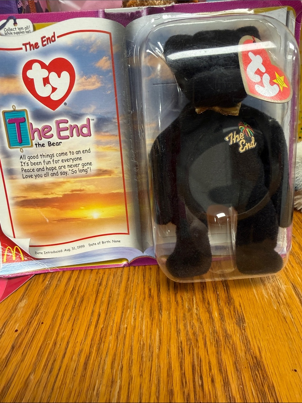 New beanie baby in package